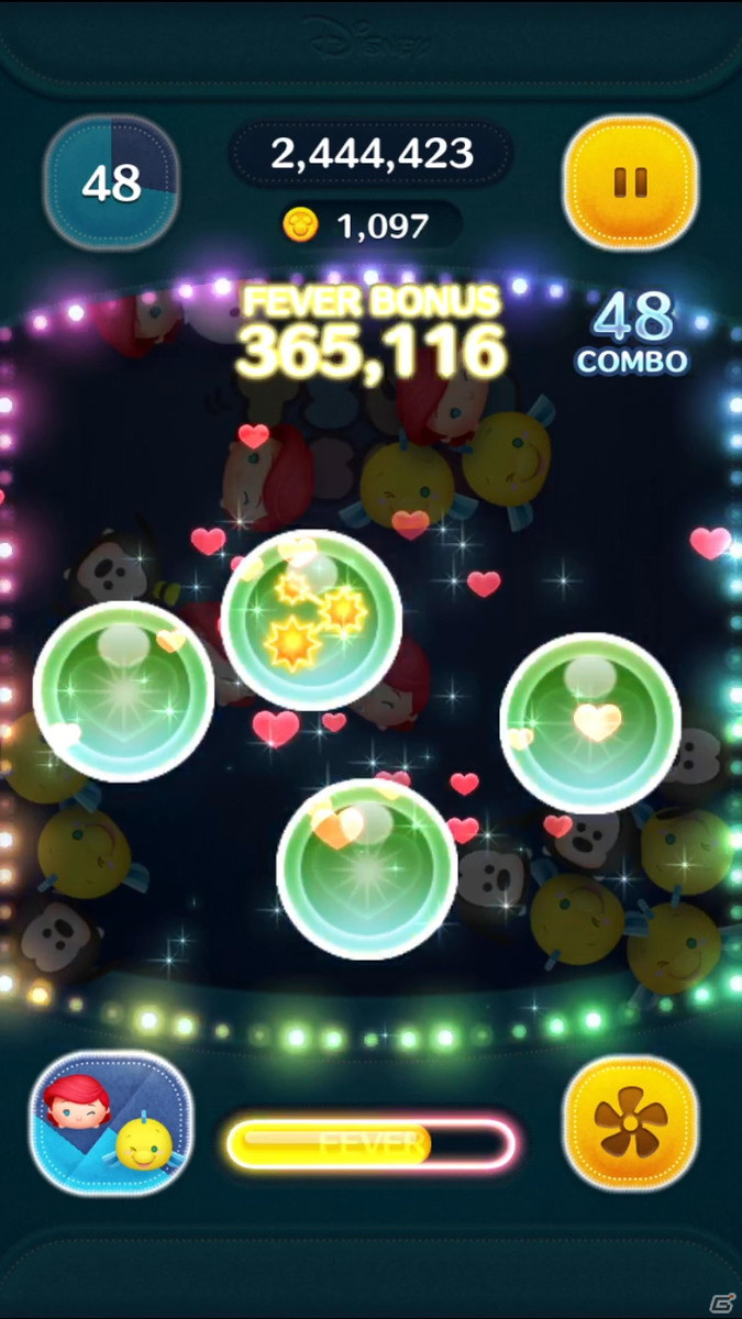 「LINE：ディズニー ツムツム」いきなりスキル3で獲得できるペアツム「アリエル＆フランダー」が期間限定で新登場！の画像8