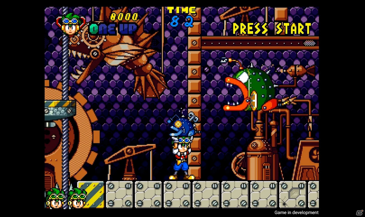 失われたアーケードゲームが約30年の時を経て蘇る！「時計じかけのアクワリオ」がPS4/Switchで2021年冬に発売の画像4