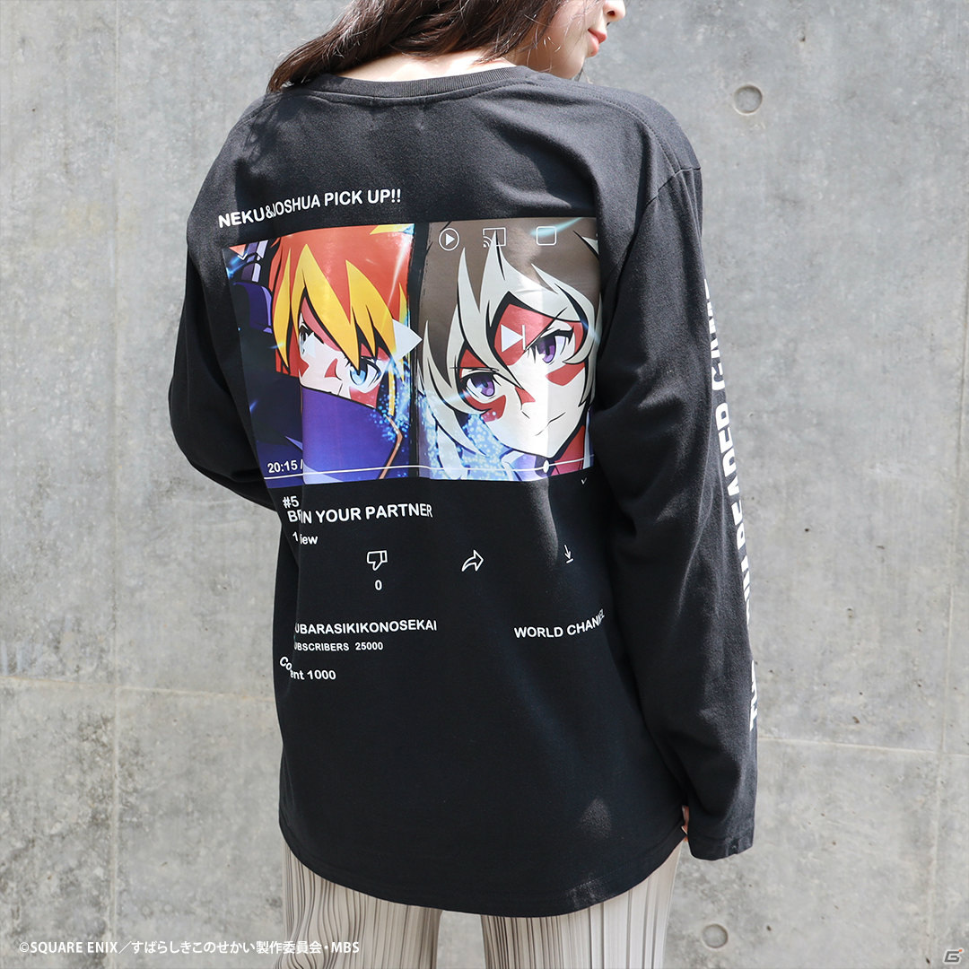 ライトオンが「すばらしきこのせかい The Animation」と初コラボ！アニメの世界観をモチーフにしたTシャツなどが登場の画像20
