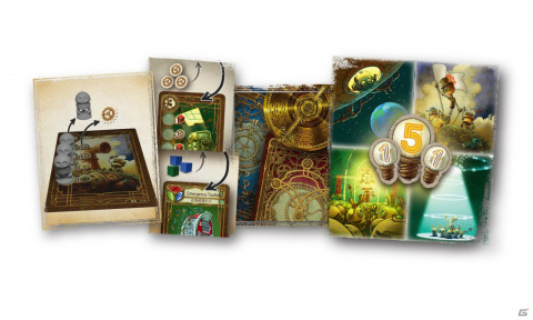 時間差ワーカープレイスメントゲーム「プラネトリコ」のリメイク作品「クロックワーカー Clockworker」が8月28日に発売！の画像2