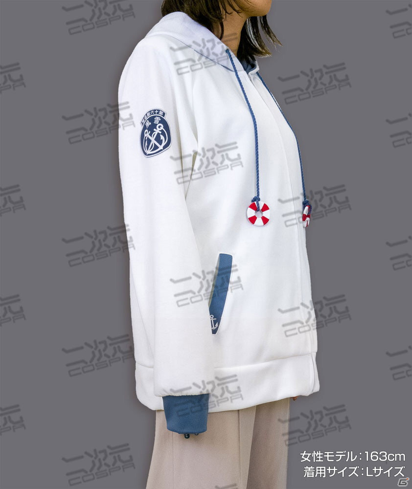 「艦隊これくしょん -艦これ-」より雪風 水着modeのパーカーが発売決定！浮き輪パーツや袖のワッペンも忠実に再現の画像12