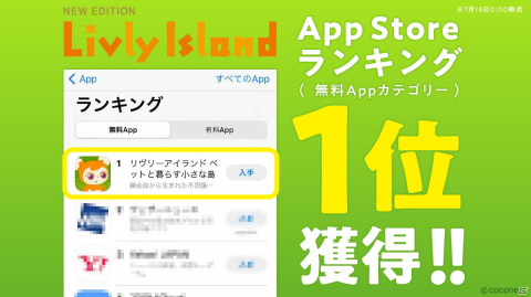 不思議なペットと暮らす箱庭アプリ「リヴリーアイランド」が累計DL数30万を突破！の画像2
