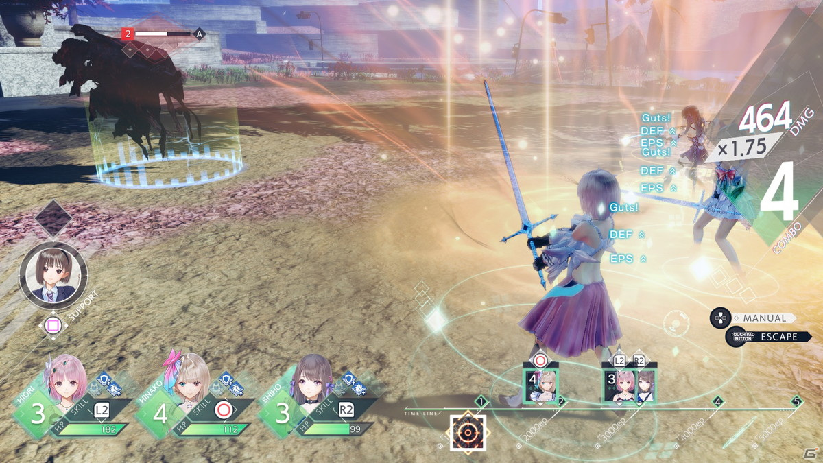 「BLUE REFLECTION TIE/帝」新キャラクター「平原陽桜莉」やゲームシステムの情報が公開！の画像20