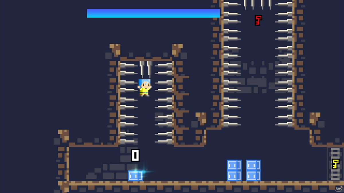 Switch「ツクールシリーズ BLOCK SLIME CAVE」が配信！ブロックスライムを駆使してゴールを目指すパズルACTの画像4