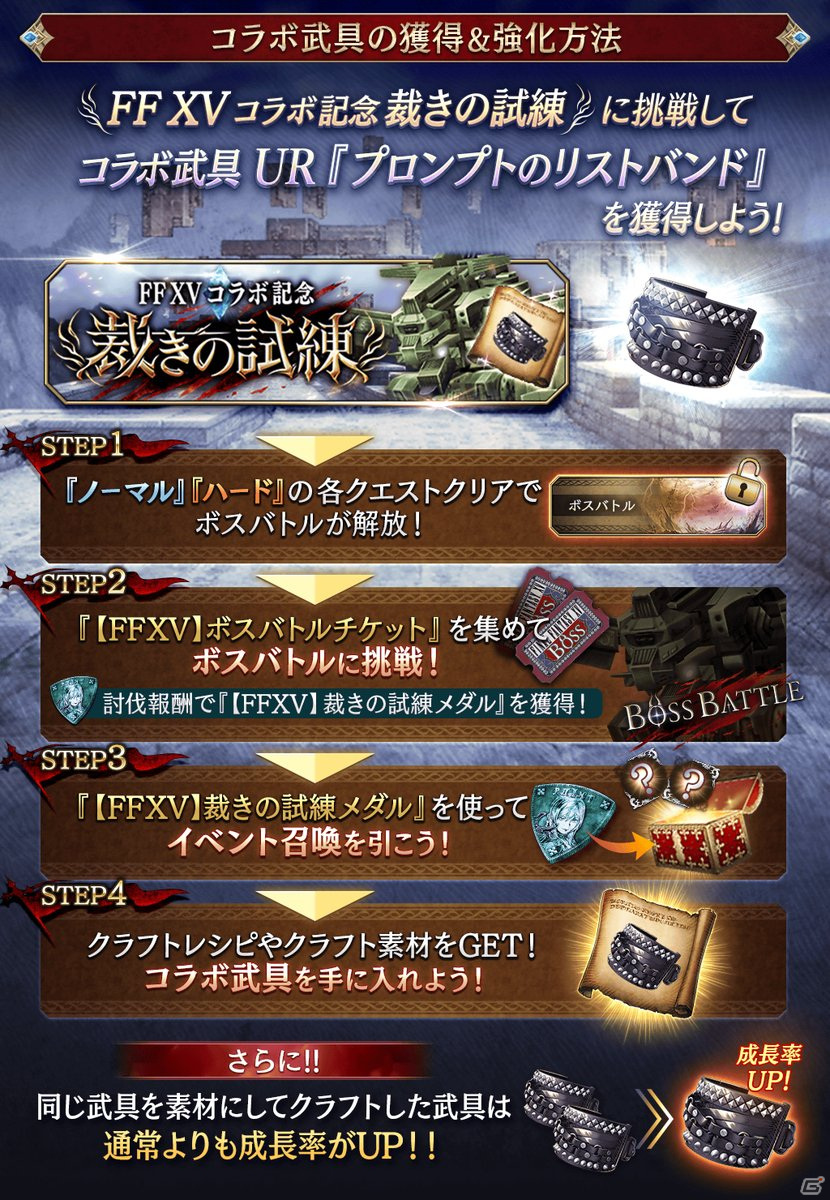 「FFBE 幻影戦争」にFFXVコラボビジョンカード「重魔導アーマー『マニプルス』」が追加！の画像7
