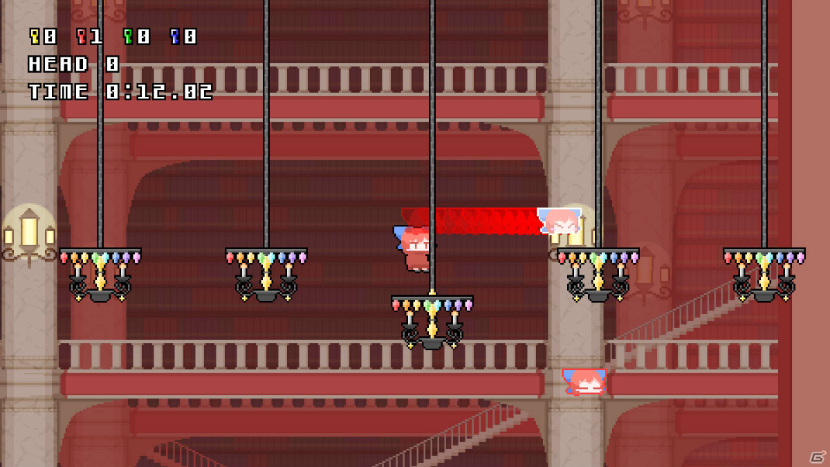 「クビナシリコレクション」がSwitch/Steamで2021年内に発売！赤蛮奇が主人公の“頭を使う”2Dアクションパズルの画像7