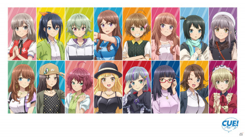 TVアニメ「CUE!」が2022年1月より放送！ライブ衣装が展示される「CUE! and DIALOGUE＋展示会～A dressing～」も開催決定の画像1