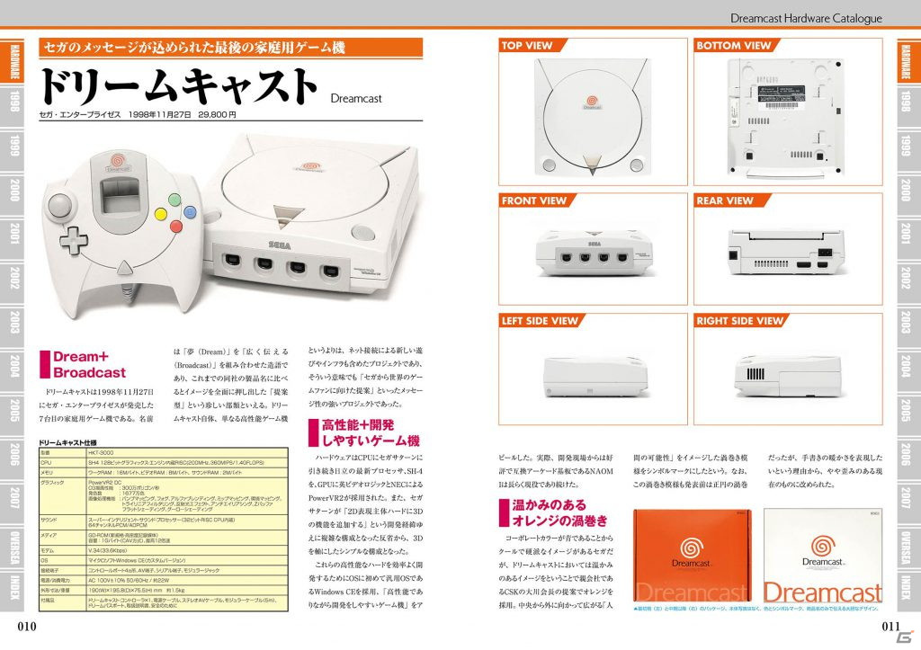 「ドリームキャストパーフェクトカタログ」が8月30日に発売！ハードとソフトの両面からドリームキャストを徹底解剖の画像2