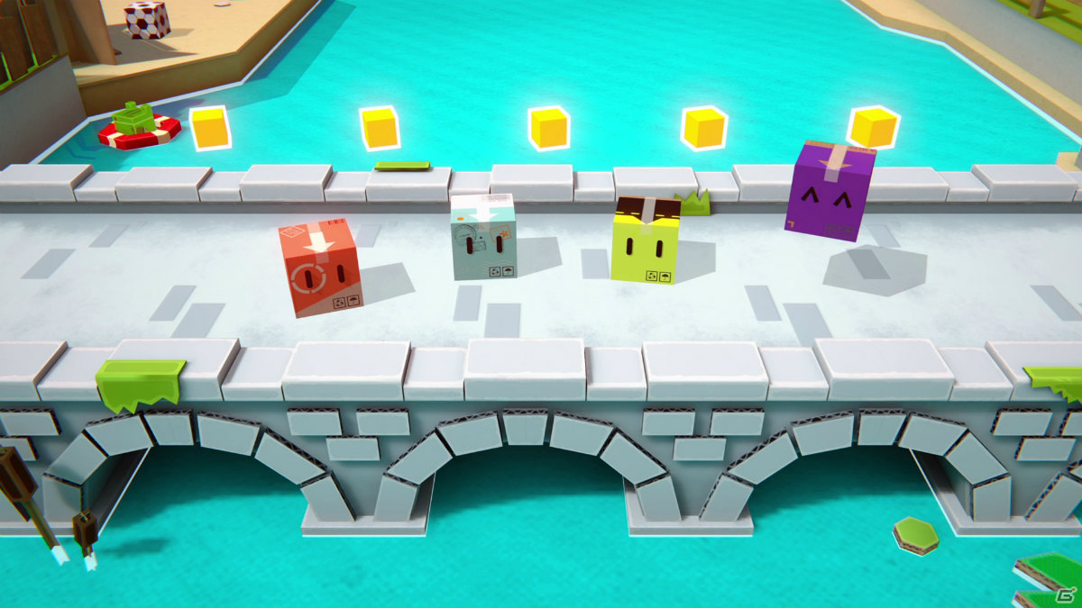 最大4人のローカルマルチプレイに対応したパズルアクション「パイルアップ！ボックス・バイ・ボックス」が配信！の画像12