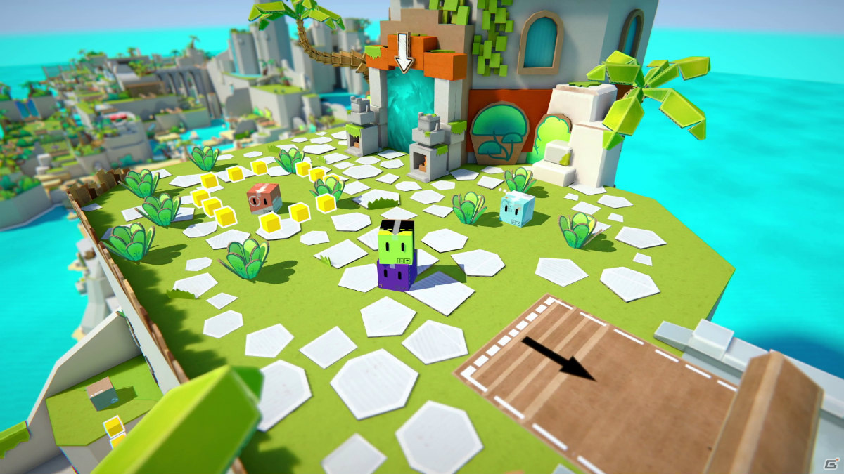 最大4人のローカルマルチプレイに対応したパズルアクション「パイルアップ！ボックス・バイ・ボックス」が配信！の画像2