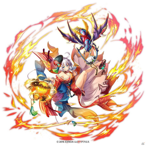「神姫PROJECT A」にイタクァとハスターが浴衣姿で登場！はずれても魔宝石3,000個がもらえるサマージャンボくじ付きガチャもの画像2