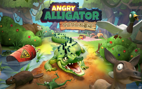 PS4/Switch「Angry Alligator」が2021年秋に発売！腹ペコのワニとなってオープンワールドを探索するアクションゲームの画像1