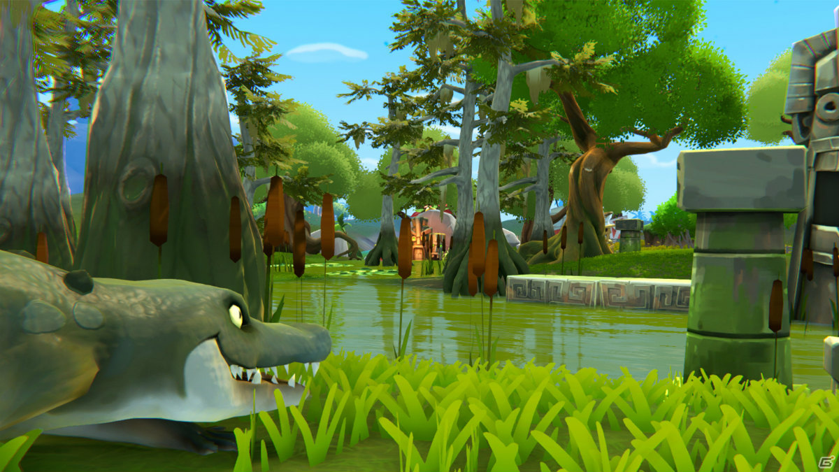 PS4/Switch「Angry Alligator」が2021年秋に発売！腹ペコのワニとなってオープンワールドを探索するアクションゲームの画像4