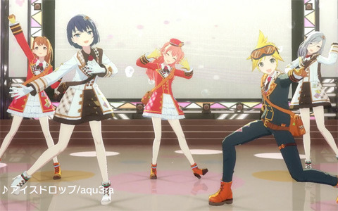「プロジェクトセカイ」aqu3ra氏による書き下ろし楽曲「アイスドロップ」がリズムゲーム楽曲として追加！