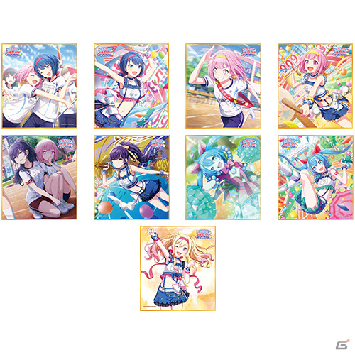 プロジェクトセカイ」ユニットラバーキーホルダーやミニ色紙