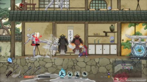 「GetsuFumaDen: Undying Moon」早期アクセス開始後初の追加ステージ「亜空の城塞」が登場！戦闘時の当たり判定の調整なども実施の画像3