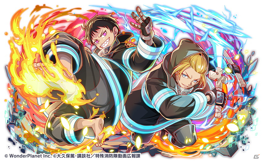 クラッシュフィーバー」×TVアニメ「炎炎ノ消防隊 弐ノ章」コラボ