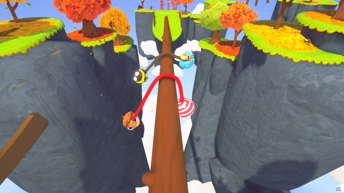 Steam「Fling to the Finish」のアーリーアクセスが開始！協力プレイで障害を越えながら1位を目指すレースゲームの画像2