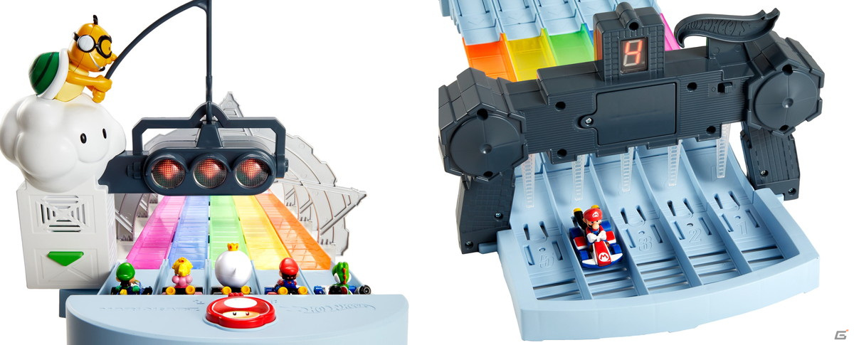 「マリオカート」のレインボーロードを再現！「ホットウィール マリオカート レインボーロード」が8月下旬に発売の画像5