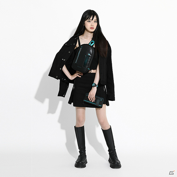 「初音ミク」×SuperGroupiesのコラボアイテムが登場！ブラックベースにミクグリーンがあしらわれたアウターなどがラインナップの画像3