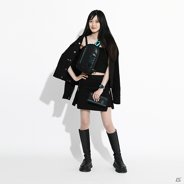 「初音ミク」×SuperGroupiesのコラボアイテムが登場！ブラックベースにミクグリーンがあしらわれたアウターなどがラインナップの画像4