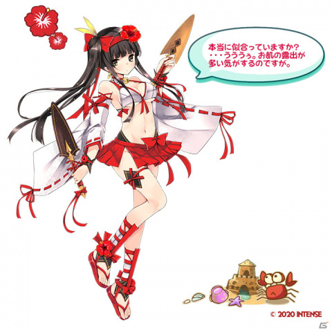「少女キャリバー.io」夏仕様の新衣装キャラクター「雷上動［潮浜］」が登場！新機能「討伐イベント」も実装の画像2