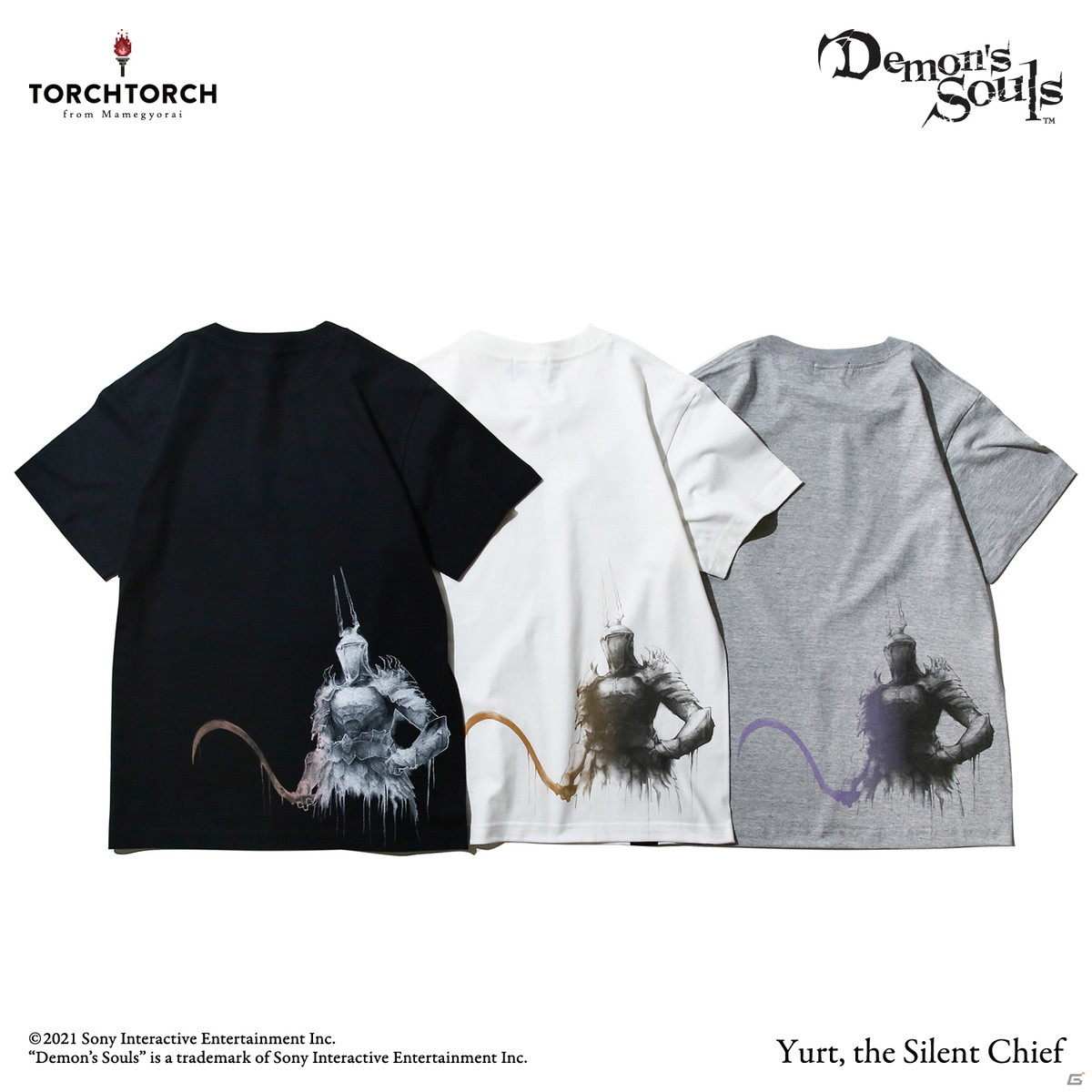 「Demon's Souls」とTORCH TORCHが初コラボ！描き下ろしイラストなどを使用したTシャツ5種の予約受付が開始の画像29