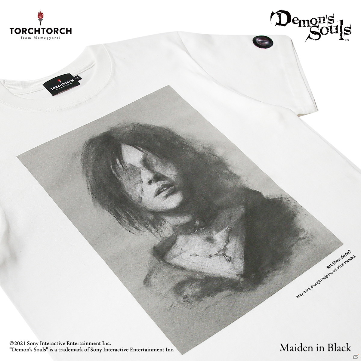 「Demon's Souls」とTORCH TORCHが初コラボ！描き下ろしイラストなどを使用したTシャツ5種の予約受付が開始の画像4