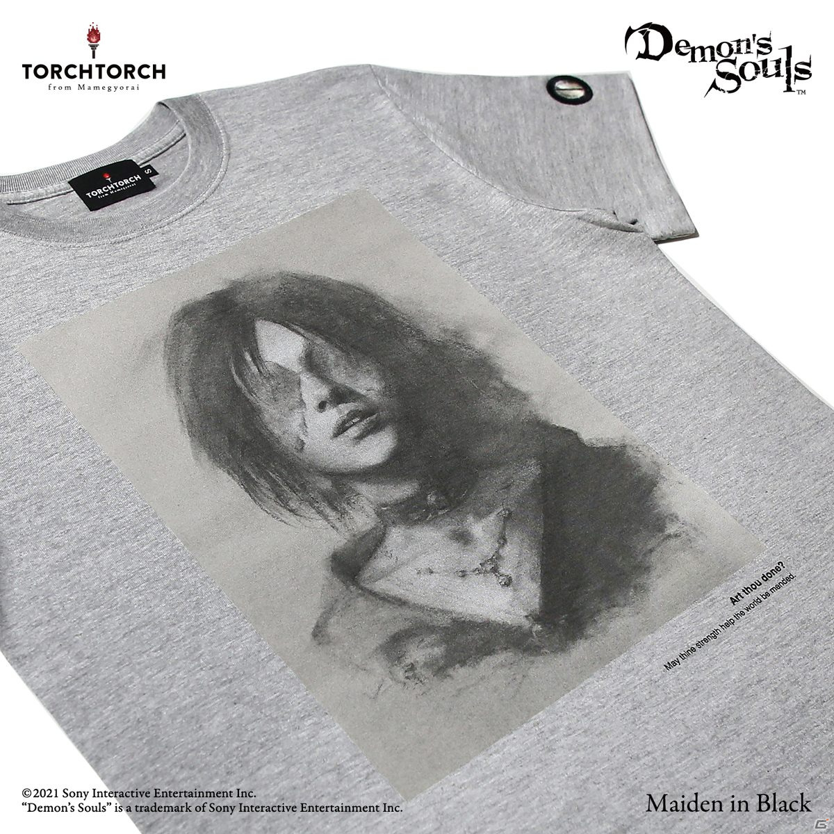 「Demon's Souls」とTORCH TORCHが初コラボ！描き下ろしイラストなどを使用したTシャツ5種の予約受付が開始の画像8