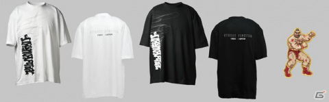 「ストリートファイター」ザンギエフやサガット、ブランカの筆文字グラフィックデザインTシャツなどが8月31日に発売！の画像2