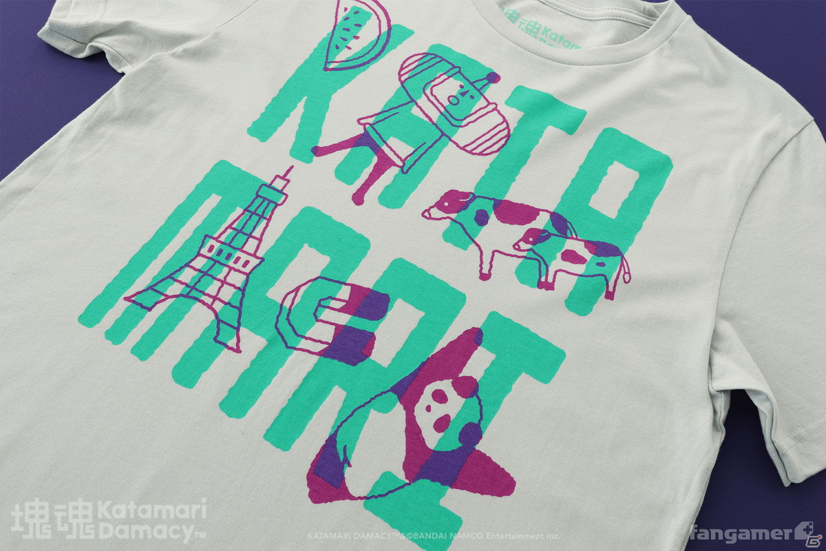 「塊魂」のオリジナルTシャツとスウェット、アクリルキーホルダーがFangamer Japanで発売！の画像6