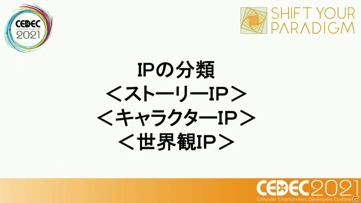 ストーリーからキャラクター、そして世界観へ――ニューノーマル時代におけるメディアミックスとは？【CEDEC2021】の画像13
