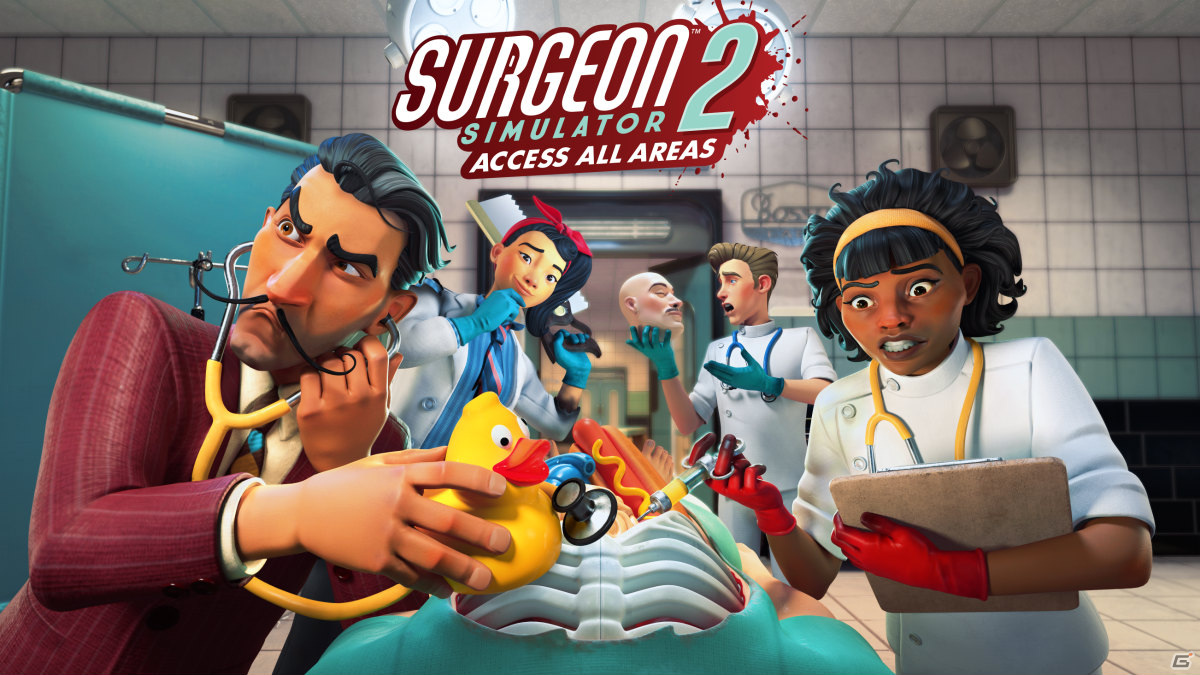 「Surgeon Simulator 2: Access All Areas」が9月2日にSteamで発売！ローンチ特典としてBossa Studiosの4タイトルに無料でアクセス可能の画像1