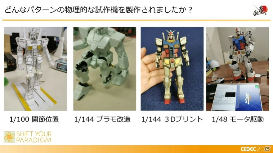 ガンダムを実際に動かすまでの軌跡――ゲーム分野との意外な共通点も飛び出したセッションの模様をレポート【CEDEC2021】の画像22