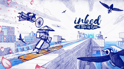 手描き風の紙の世界を旅する謎解きADV「Inked: A Tale of Love」がSwitch/Steamでリリース！の画像1