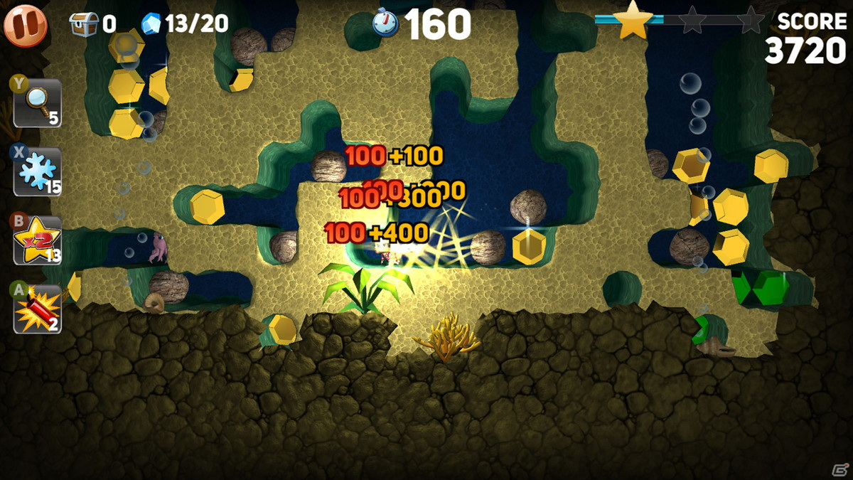 アクションパズルゲーム「バルダーダッシュデラックス」が9月9日に発売！1984年当時のオリジナルステージも収録の画像2