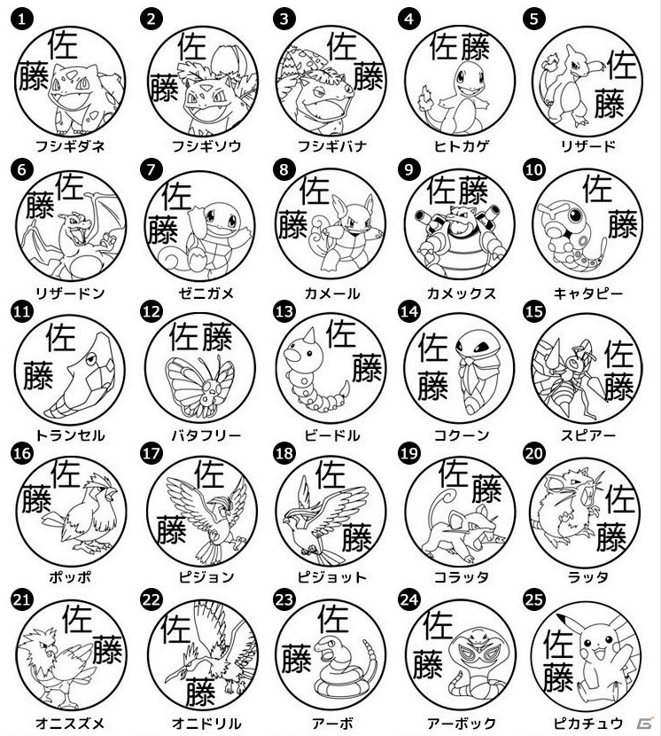 「Pokemon PON ネームスタンプ」が予約開始！布やプラスチック、金属などあらゆる素材に使用可能の画像8