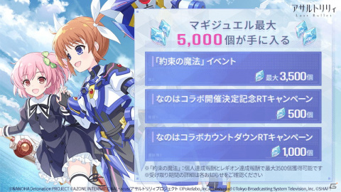 「魔法少女リリカルなのは Detonation」×「アサルトリリィ Last Bullet」コラボイベント「約束の魔法」がスタート！の画像5