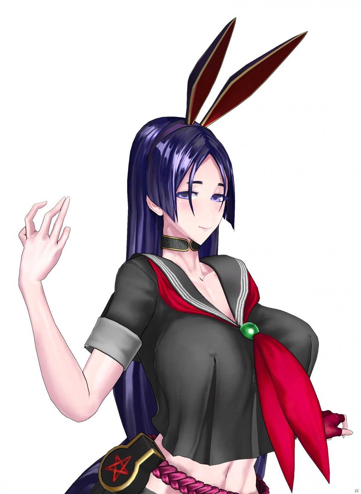 「FGO Arcade」にて「★4（SR）源頼光（ランサー）」の転身霊衣「黒兎」が9月1日に追加！の画像2