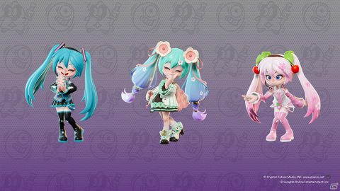 「ニンジャラ」初音ミクらバーチャル・シンガーとのコラボが10月7日より実施！コスチュームやエモーション、ステッカーが登場の画像2