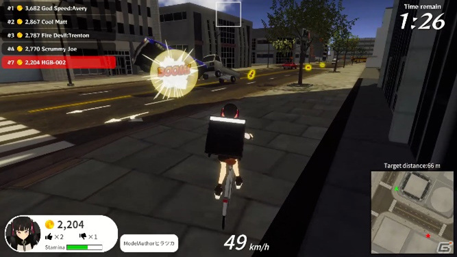 VRoidHub完全対応の爆走デリバリーゲーム「FOOD DELIVERY BATTLE」がSteamで発売！の画像7