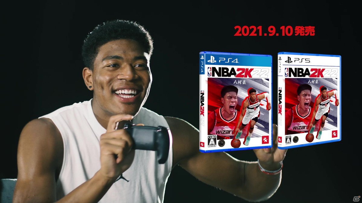 「NBA 2K22」八村塁選手が実際の試合さながらにゲームを遊ぶTVCM「八村塁と遊ぼう篇」が公開！の画像4