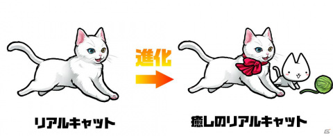 「ぼくとネコ」リアルなネコとのコラボが実現！激レアキャラクターに進化する「リアルキャット」を手に入れようの画像3