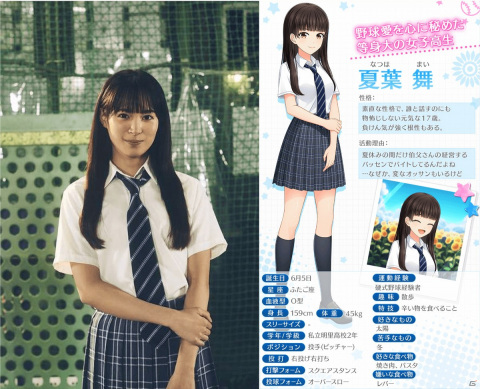 「八月のシンデレラナイン」にドラマ「八月の夜はバッティングセンターで。」の主演・関水渚さんが演じる新選手「夏葉舞」が登場！の画像2