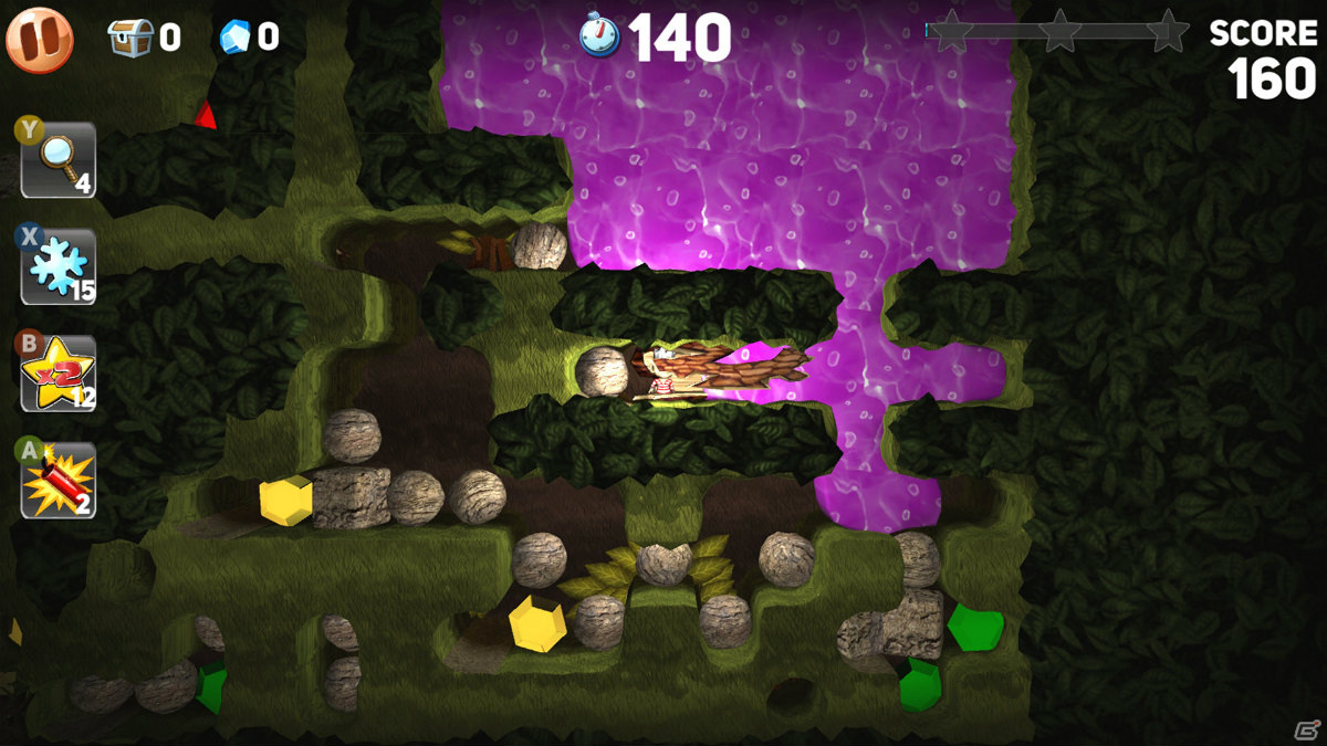 伝説のクラシック・アクションパズルが生まれ変わって登場！「バルダーダッシュデラックス」本日リリースの画像5