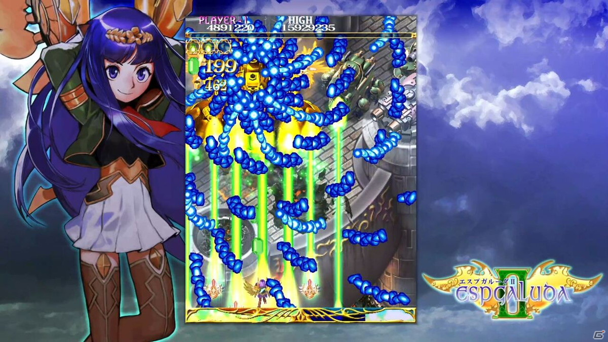 縦スクロール弾幕STG「エスプガルーダII ～覚聖せよ。生まれし第三の輝石～」がSwitch向けに配信開始！の画像11