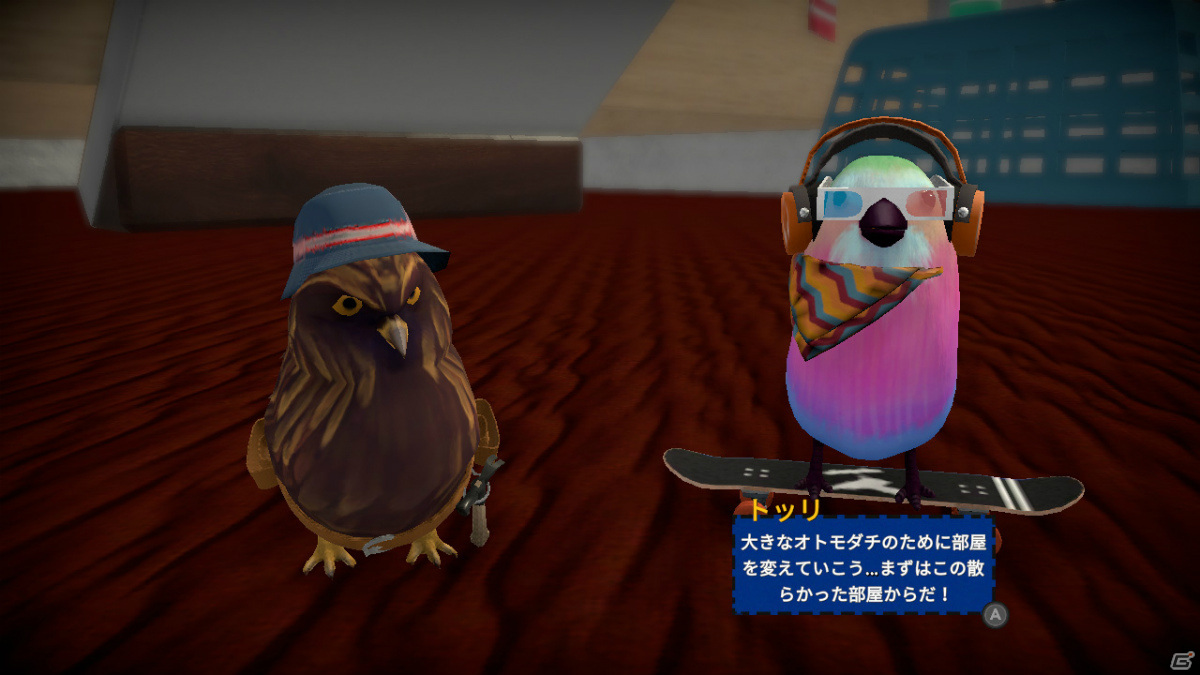 小鳥のスケートボーダーとなってイカしたトリックを決めるスポーツアクション「SkateBIRD」が発売！の画像6