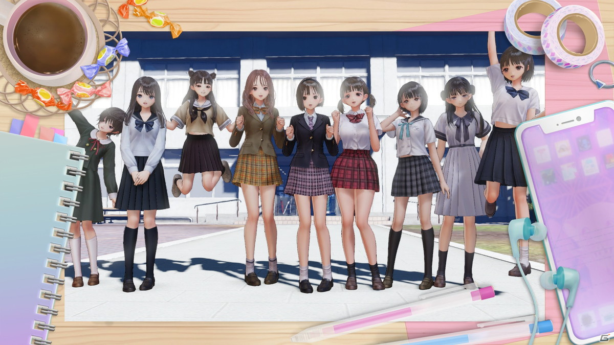 「BLUE REFLECTION TIE/帝」駒川 詩と久野きららを紹介！各キャラの詳細やフォトモードの情報も発表の画像54
