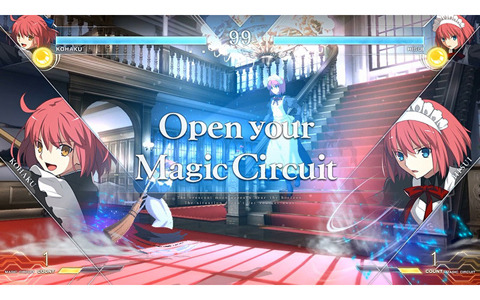 「MELTY BLOOD: TYPE LUMINA」翡翠VS琥珀のプレイ動画が公開！