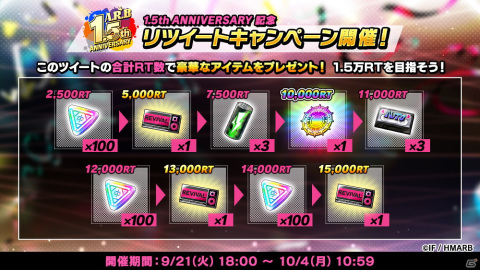 「ヒプノシスマイク -Alternative Rap Battle-」にて1.5th ANNIVERSARYキャンペーンが開催！の画像10